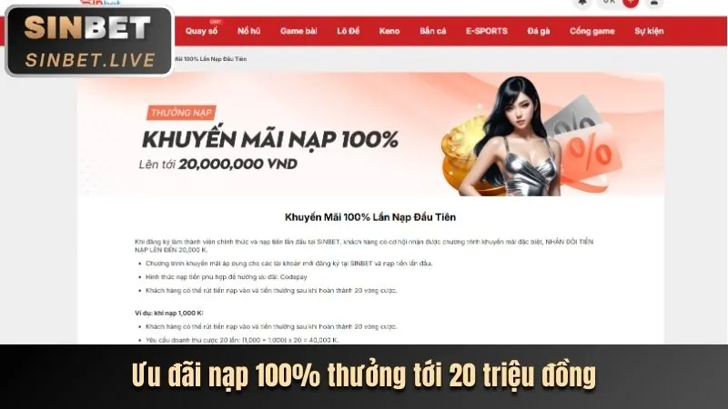 Khuyến mãi chào mừng nạp đầu cho game bắn cá